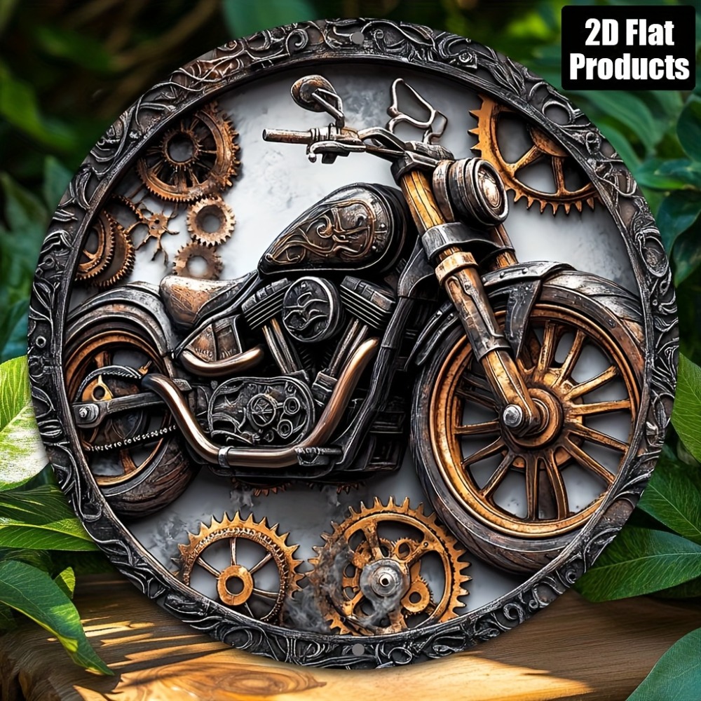 Cycling Gear Gifts - Motorcycle Vintage metalen bord - 8x8