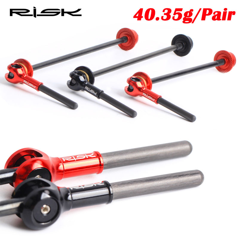 Quick Release Skewer - RISK Ultralight Titanium 40,35 g/paar QR