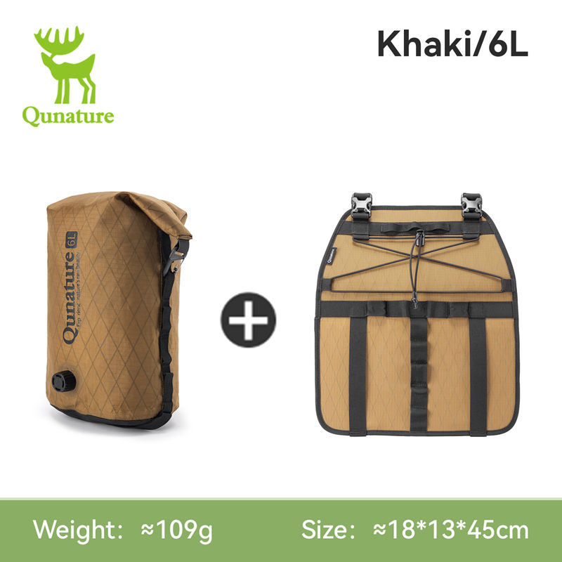 Cycling Gear Bag - Qunature 6/12L Bikepacking Bag Volledig Waterdichte