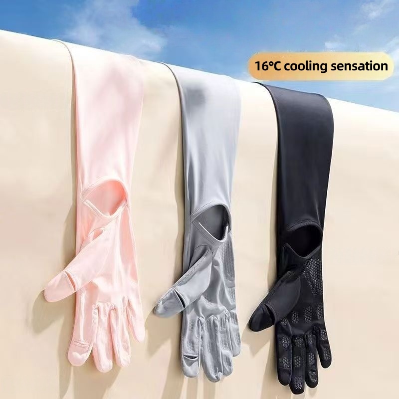 Cycling Gloves - UPF50+ Ice Silk zonwerende armmouwen met