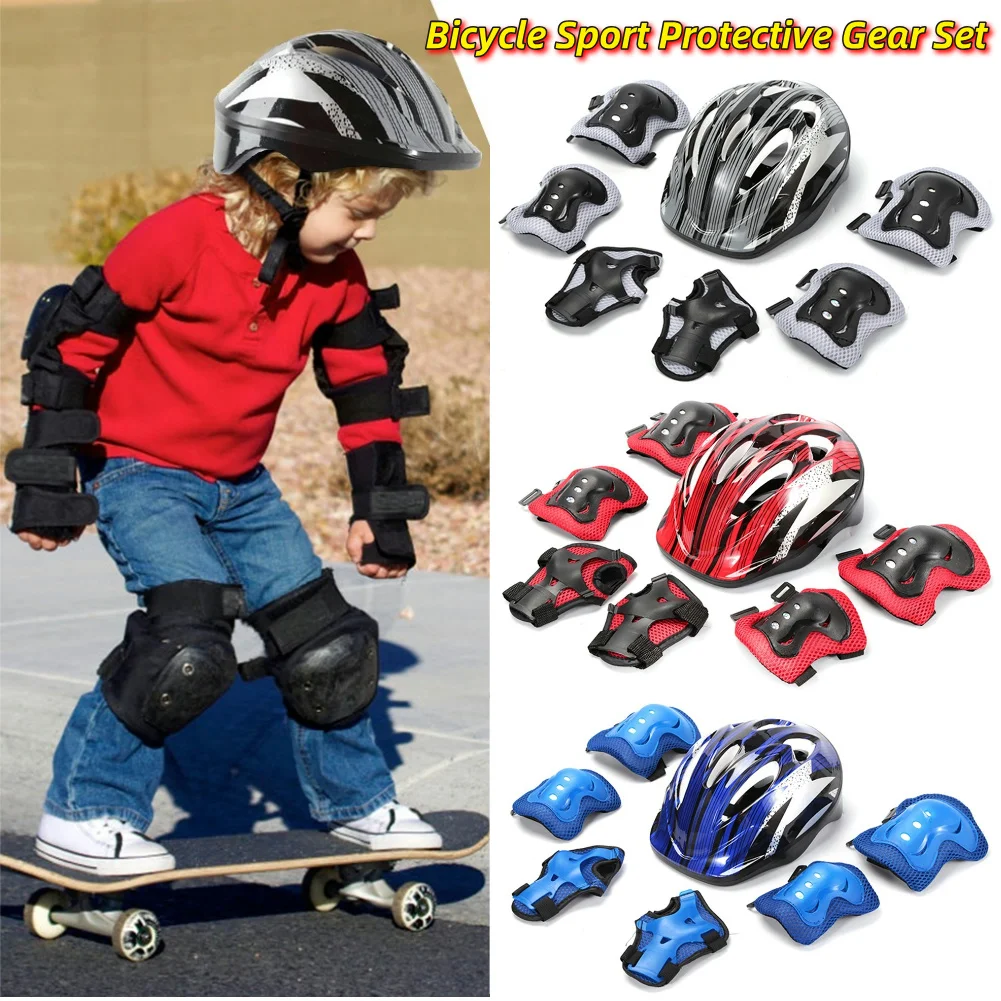 Cycling Protective Gear - 7 Stuks Fiets Sport Beschermende Uitrusting