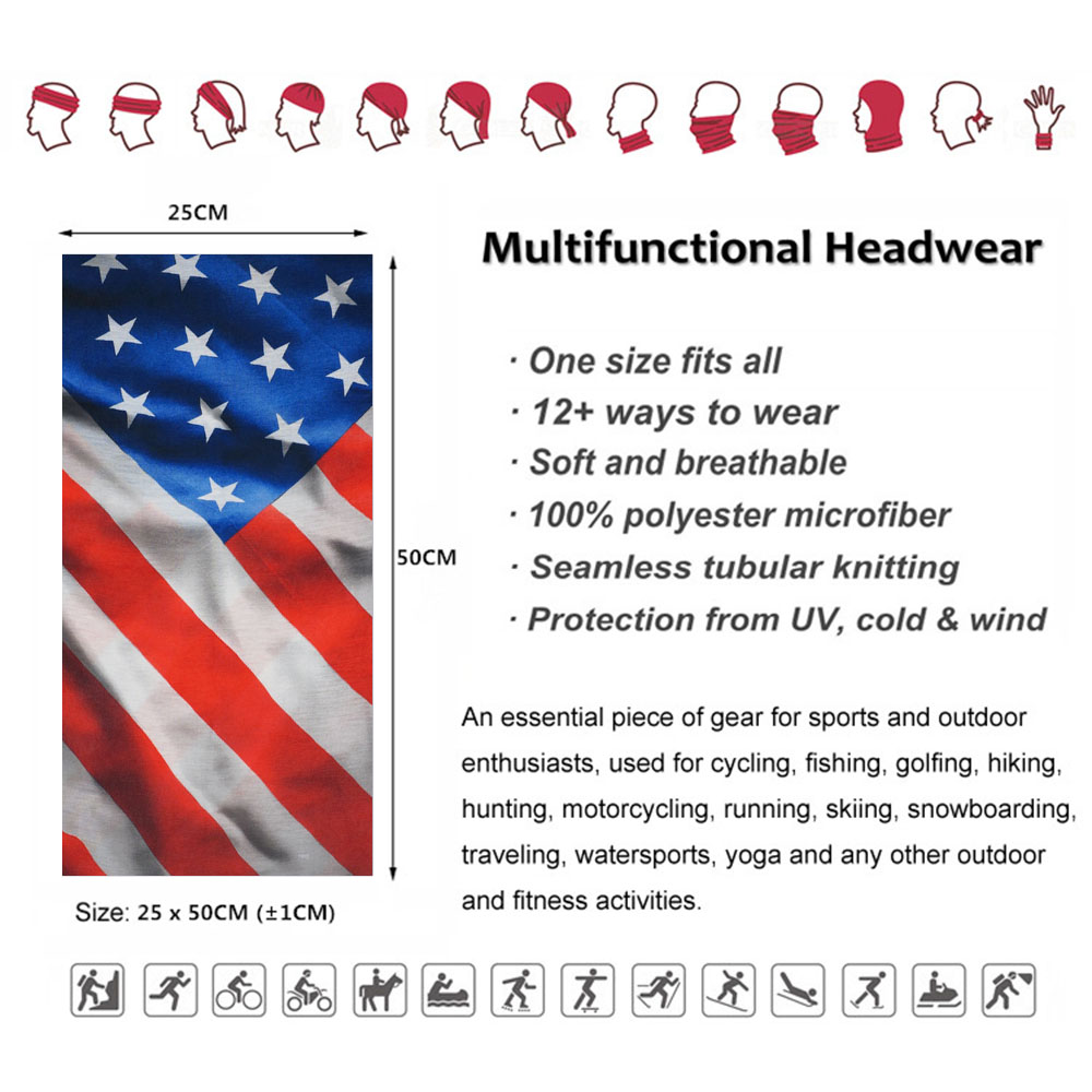 Usa Vlag Patroon Zon Bescherme - Cycling Protective Gear recensie en prijs