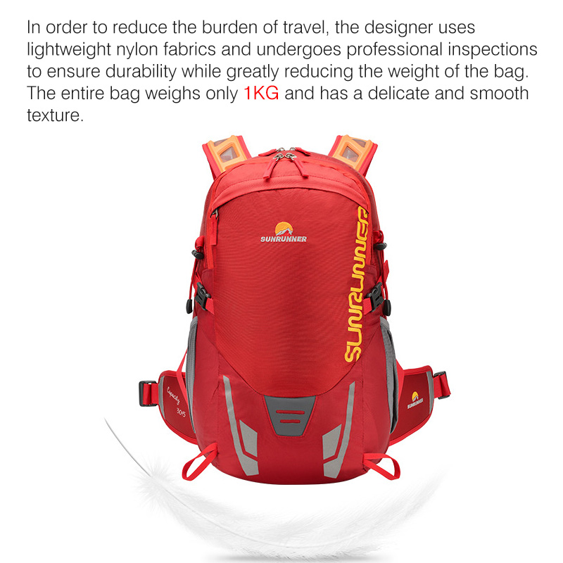 35L wandelrugzak met grote cap - Cycling Gear Bag recensie en prijs