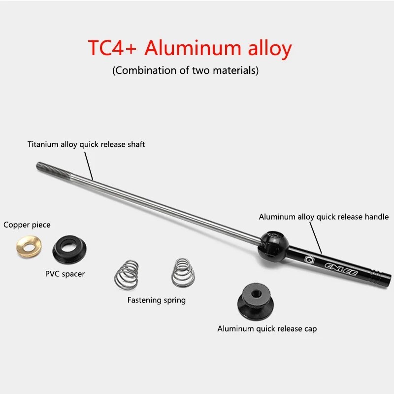 ENLEE Titanium Ti Spies QR Fie - Quick Release Skewer recensie en prijs