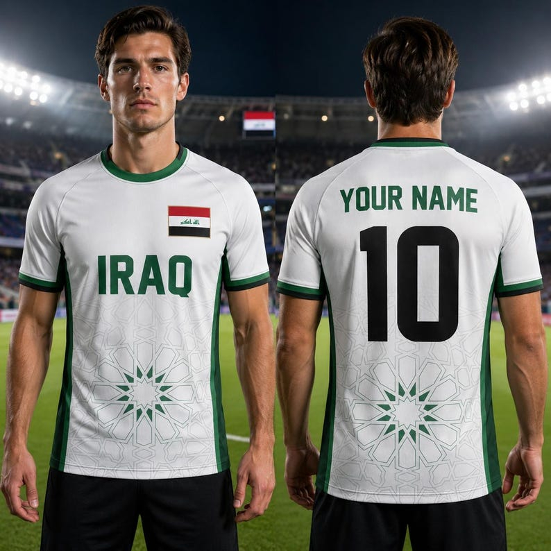 Iraakse voetbalfan-shirts, V-h - Cycling Gear Gifts recensie en prijs