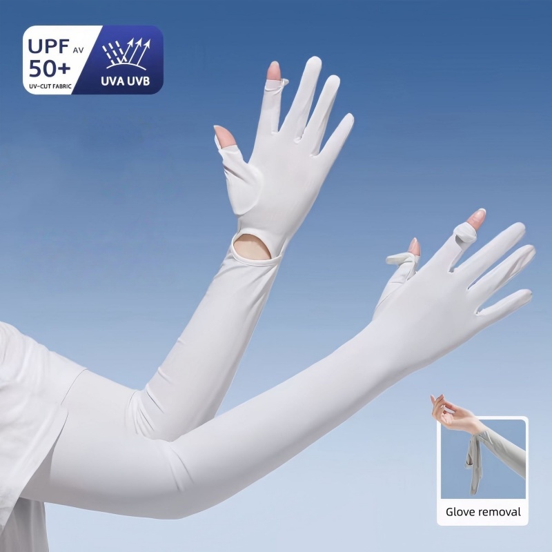 UPF50+ Ice Silk zonwerende arm - Cycling Gloves recensie en prijs
