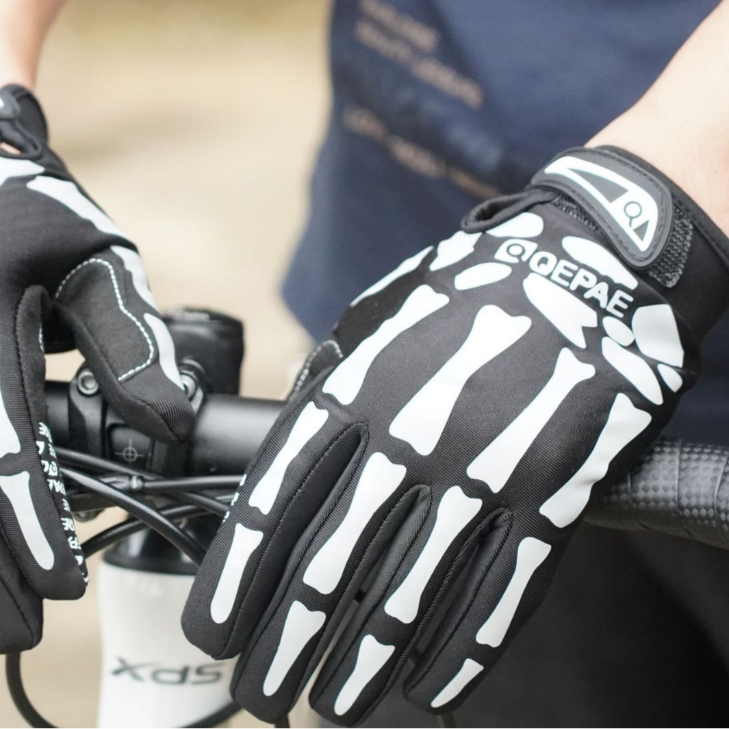 1 paar skeletfietshandschoenen - Cycling Gear Gifts recensie en prijs